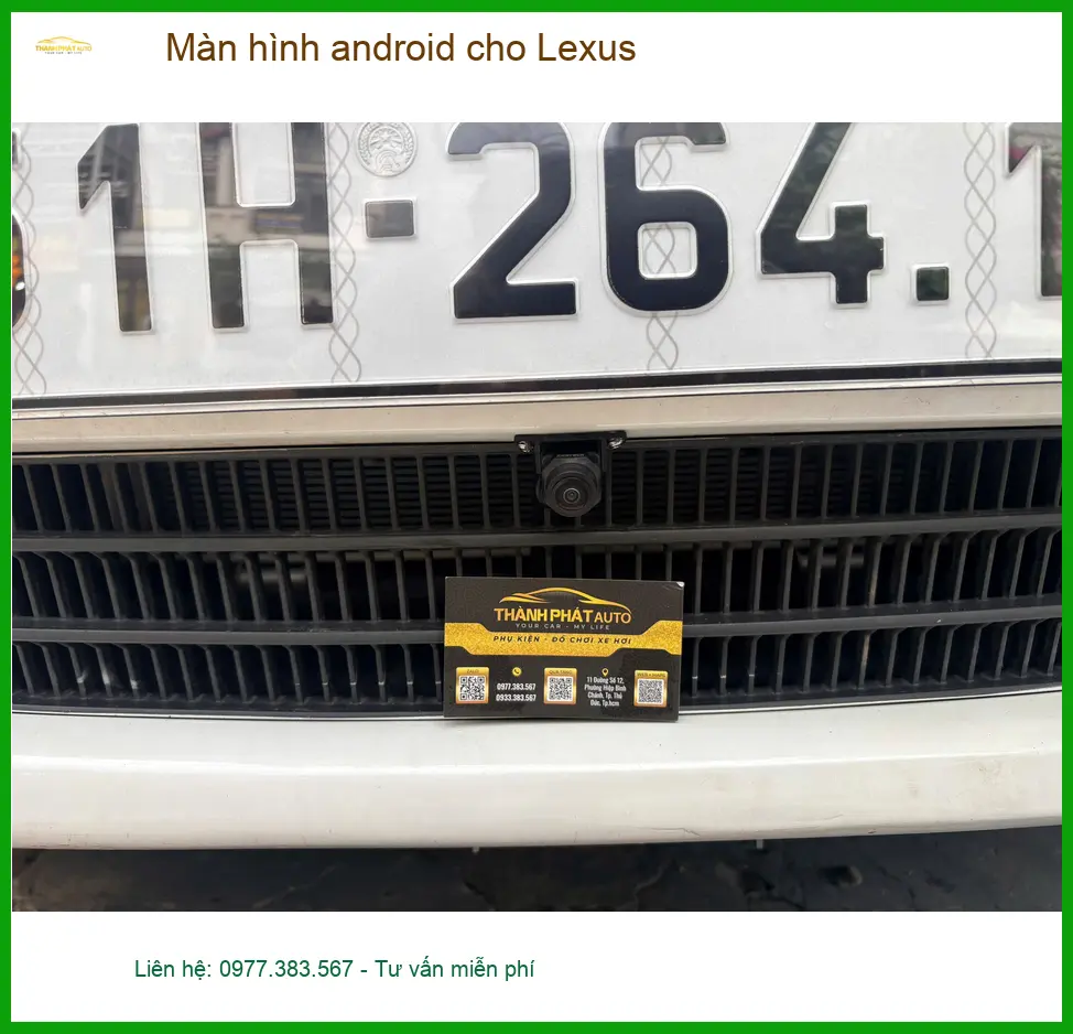 Chị Thảo lắp màn hình android cho Lexus ES300h tại Gò Vấp vì muốn giải trí cao cấp hơn ảnh thực tế 4