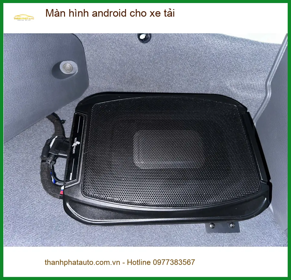 Anh Trung lắp màn hình Android cho xe tải Isuzu tại Quận Bình Tân ảnh thực tế 3