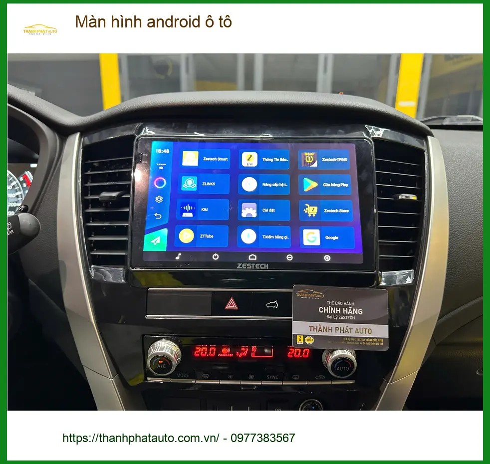 Anh Minh lắp màn hình Android ô tô Honda CRV tại Quận 6 vì màn zin quá cũ