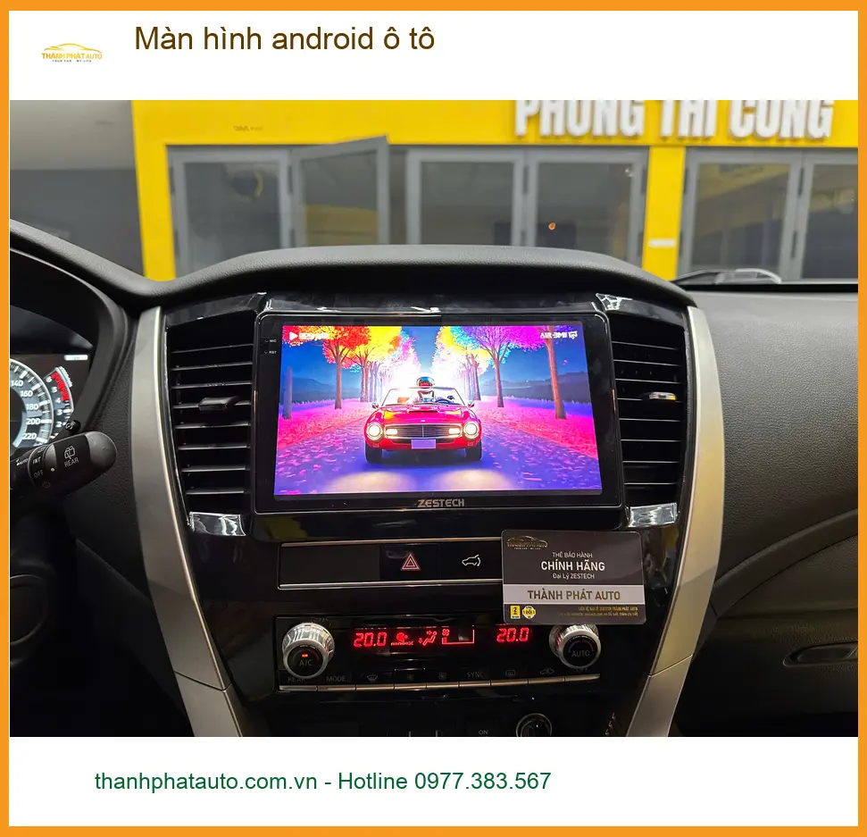 Anh Minh lắp màn hình Android ô tô Honda CRV tại Quận 6 vì màn zin quá cũ ảnh thực tế 2