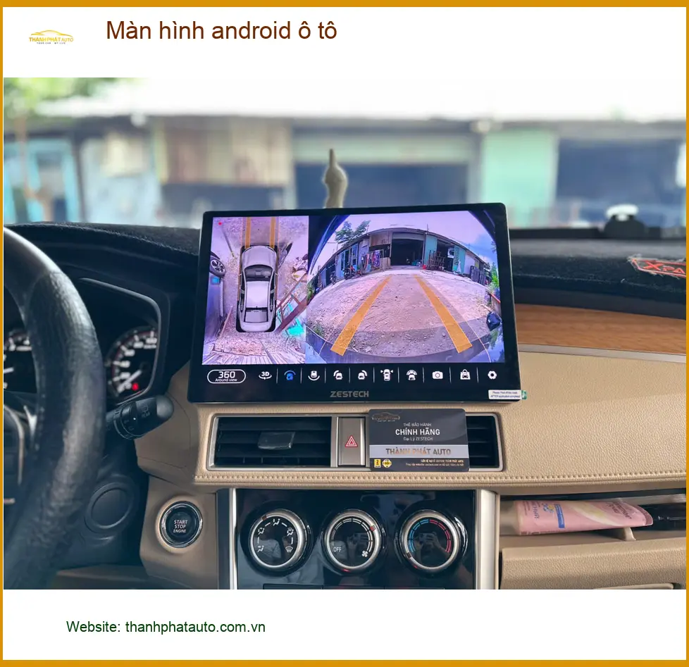 Chú Phát lắp màn hình Android ô tô cho Ford Everest tại Quận 3 vì màn zin thiếu tính năng giải trí ảnh thực tế 2