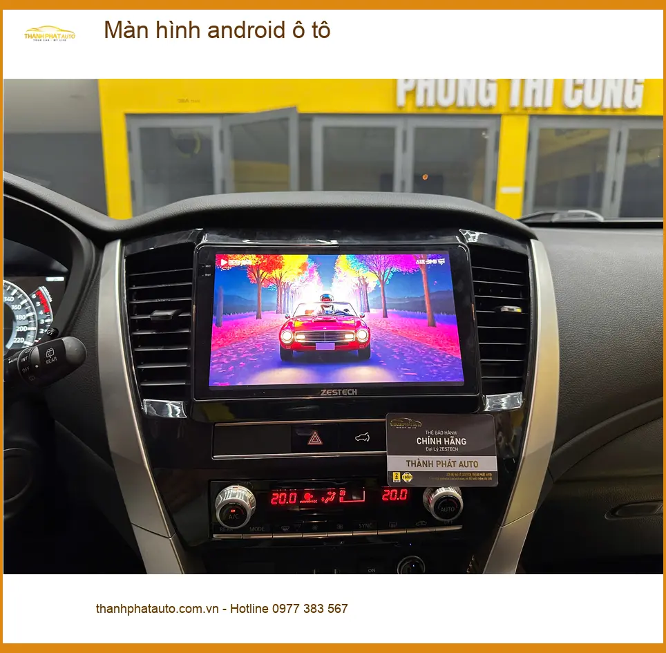 Anh Quang nâng cấp màn hình Android cho Lux A2.0 tại Phú Nhuận ảnh thực tế 2