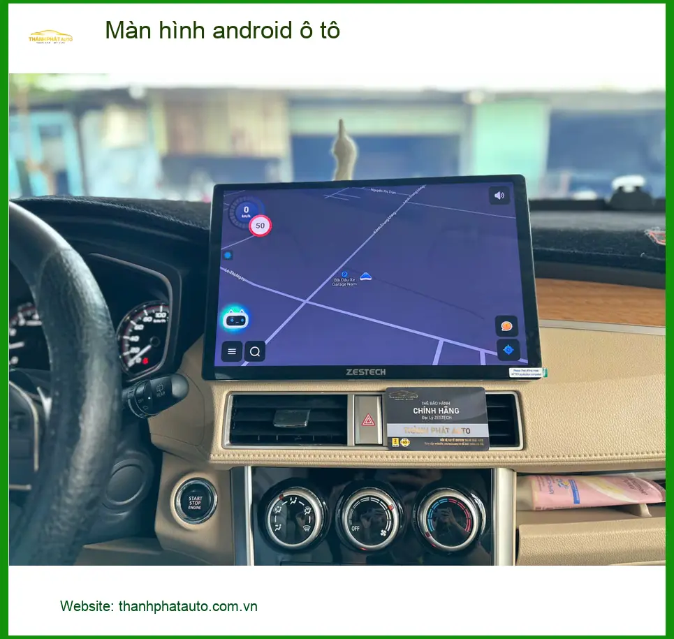 Chú Phát lắp màn hình Android ô tô cho Ford Everest tại Quận 3 vì màn zin thiếu tính năng giải trí ảnh thực tế 3