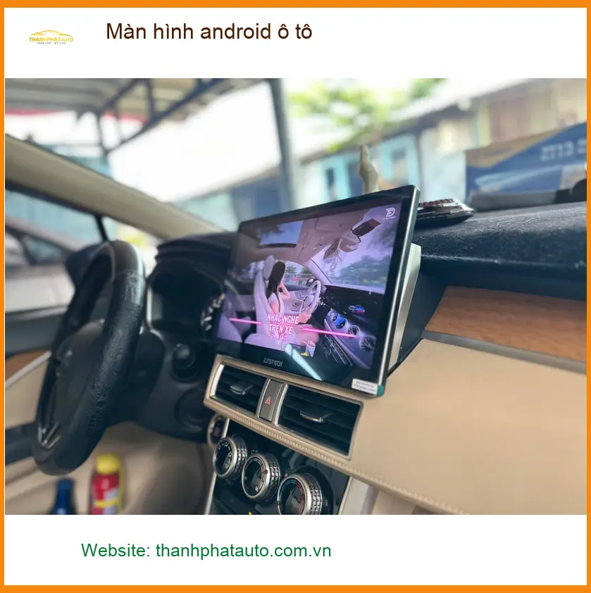 Chú Phát lắp màn hình Android ô tô cho Ford Everest tại Quận 3 vì màn zin thiếu tính năng giải trí ảnh thực tế 4