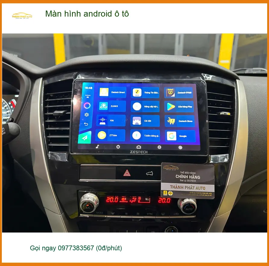 Anh Minh lắp màn hình android ô tô cho Kia K3 tại Quận Bình Tân vì màn zin cũ quá hạn chế