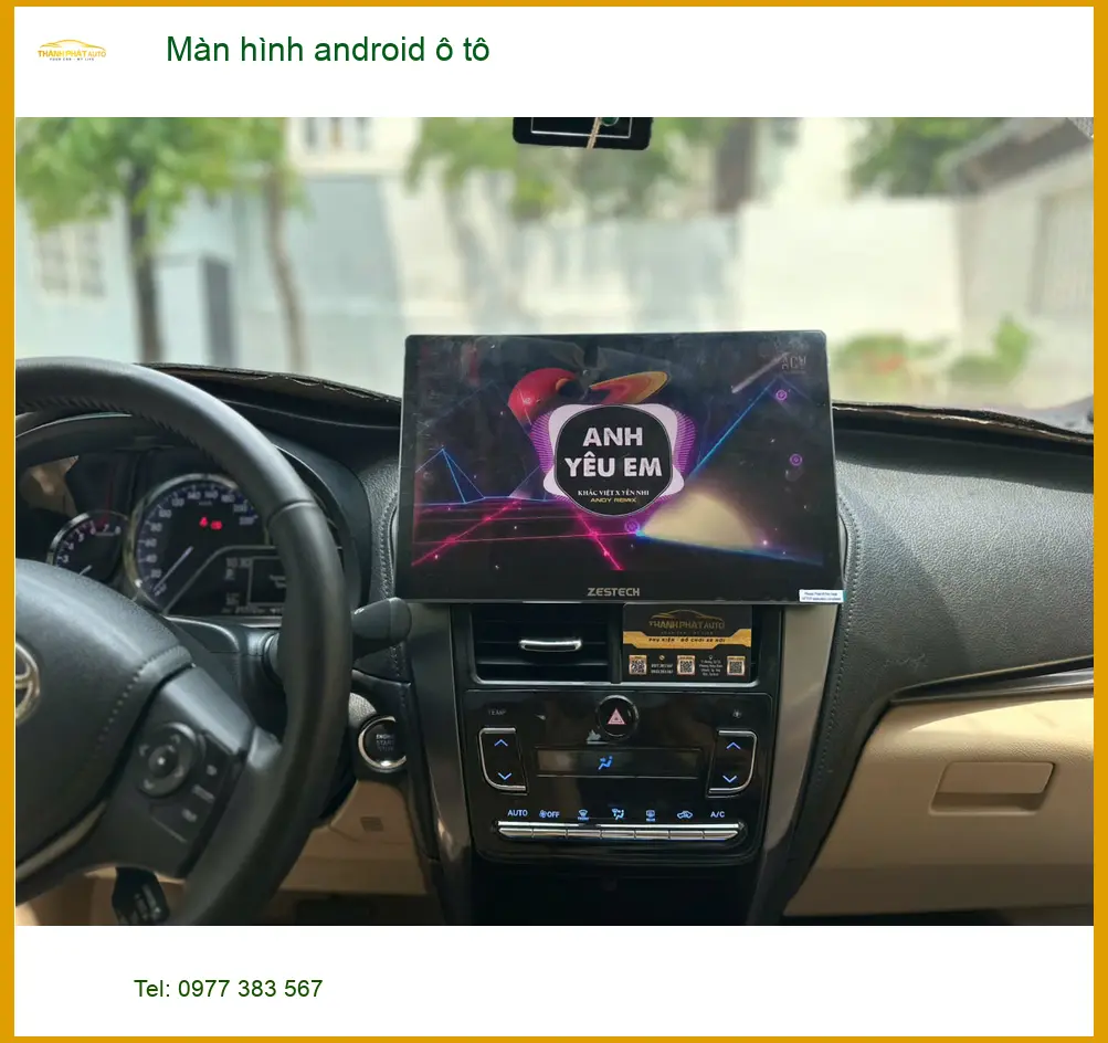 Anh Quang nâng cấp màn hình android ô tô Hyundai Accent Quận Tân Bình ảnh thực tế 2