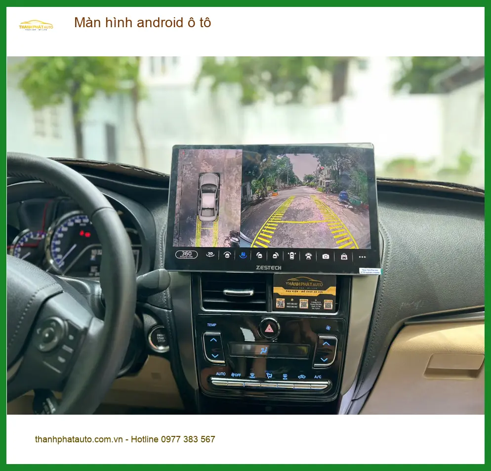 Chị Thảo nâng cấp Màn hình android ô tô Hyundai Santa Fe ở Quận 11 để trải nghiệm lái tốt hơn ảnh thực tế 4