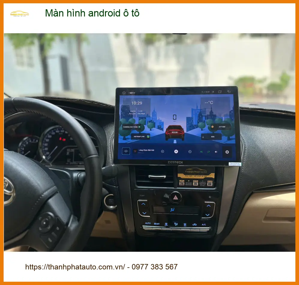 Anh Quang nâng cấp màn hình android ô tô Hyundai Accent Quận Tân Bình ảnh thực tế 4