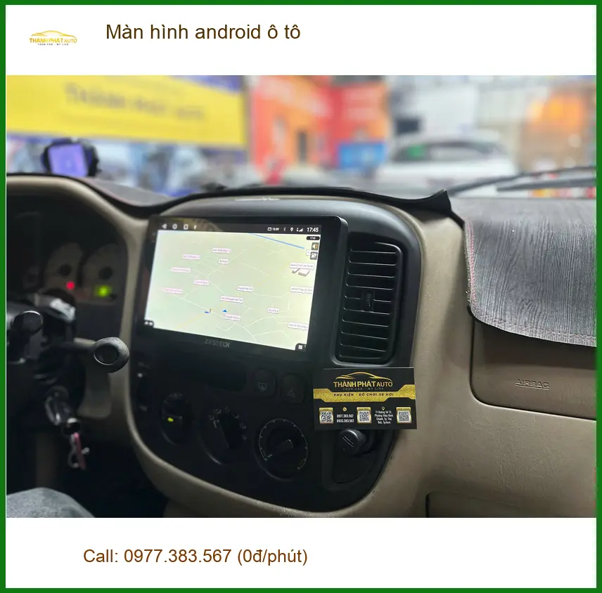 Chú Cảnh lắp màn hình android ô tô Mitsubishi Xpander Cross tại Thủ Đức để giải trí cho cháu ảnh thực tế 3