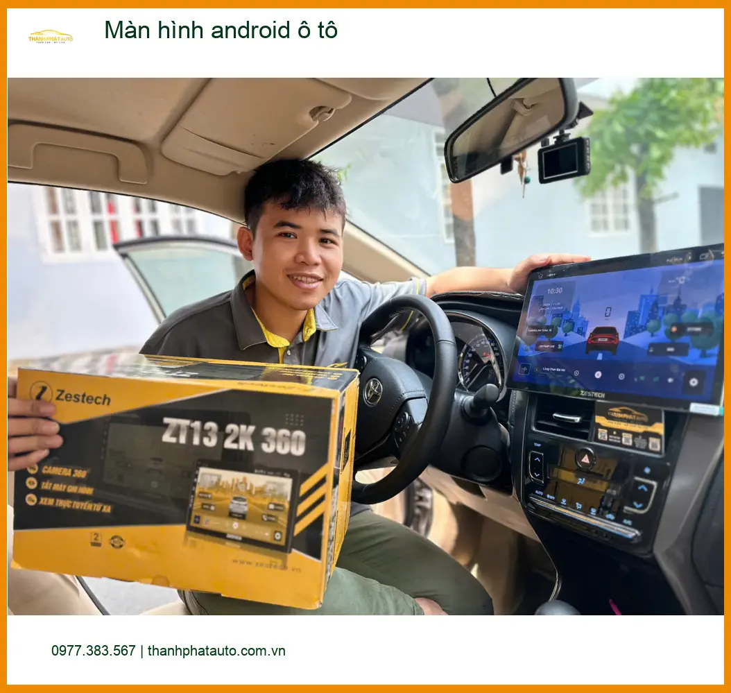 Anh Khang nâng cấp màn hình Android ô tô cho Hyundai Accent ở Quận 2 ảnh thực tế 5