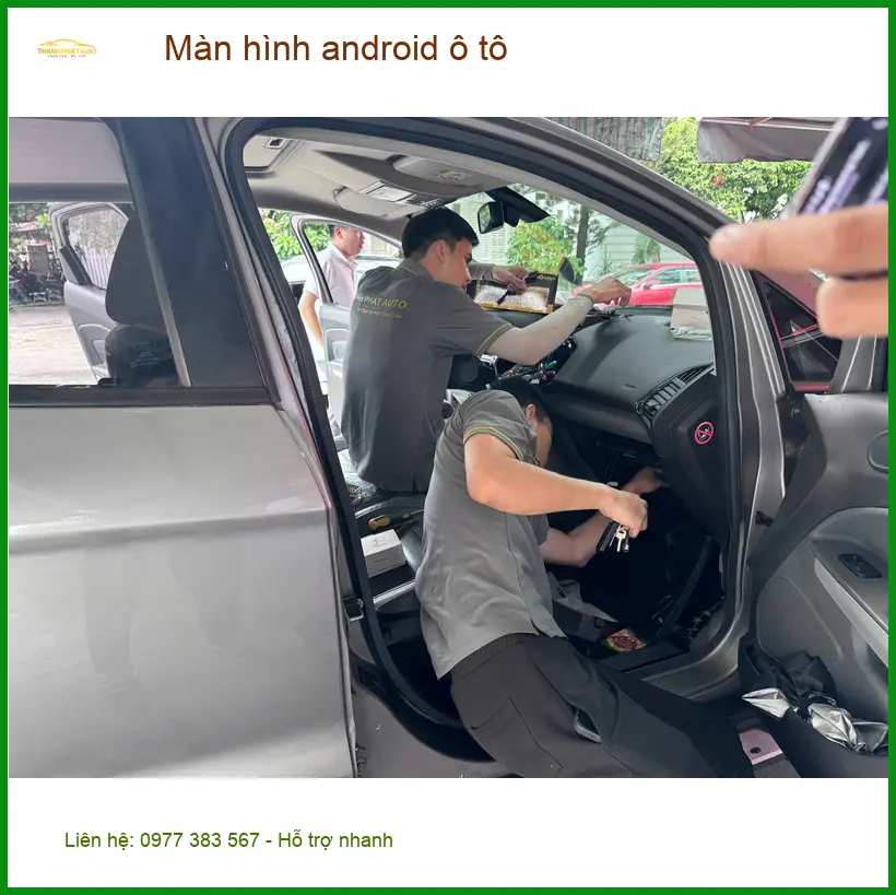 Anh Quang lắp màn hình android ô tô tại Hóc Môn cho Kia Sonet vì muốn nâng cấp giải trí ảnh thực tế 2