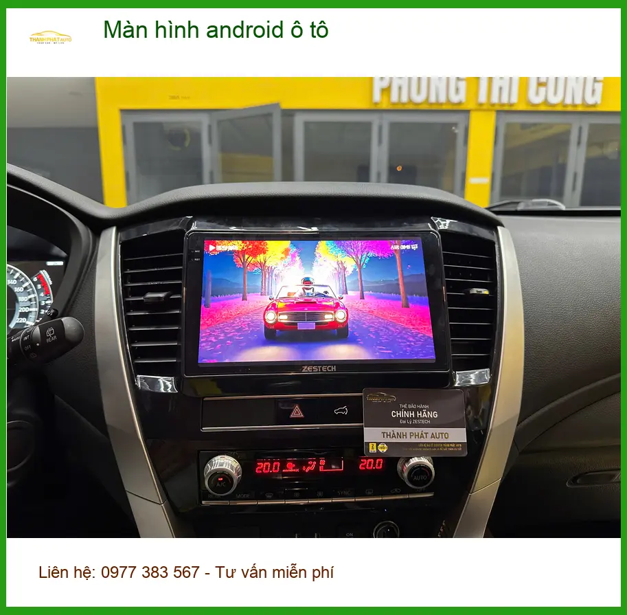 Chị Thảo lắp màn hình Android ô tô cho Honda CRV tại Quận 12 để tiện đường đi làm ảnh thực tế 2