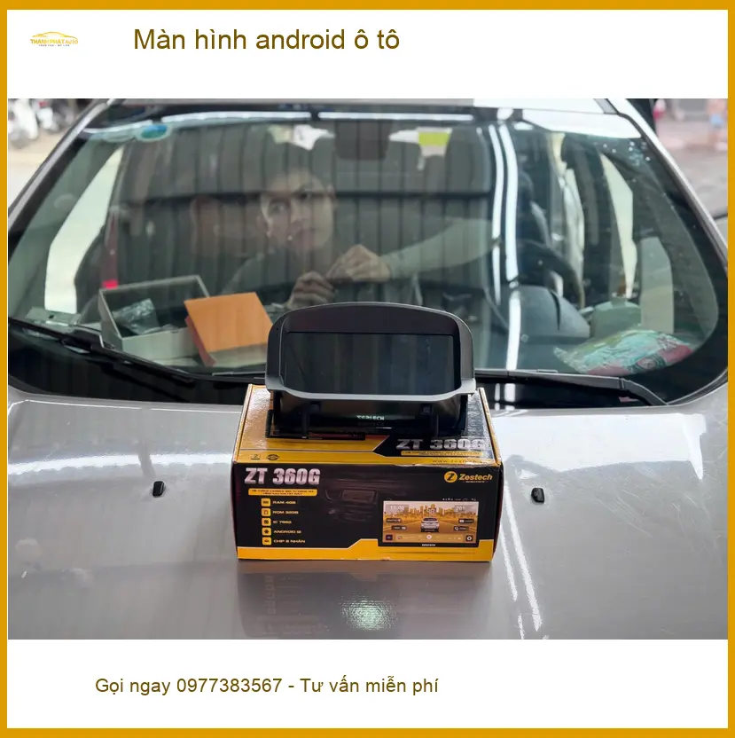 Anh Quang lắp màn hình android ô tô tại Hóc Môn cho Kia Sonet vì muốn nâng cấp giải trí ảnh thực tế 3