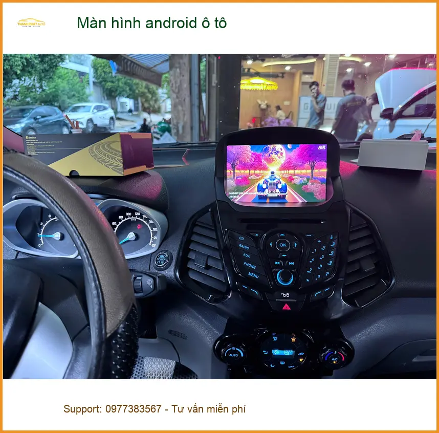 Anh Quang lắp màn hình android ô tô tại Hóc Môn cho Kia Sonet vì muốn nâng cấp giải trí ảnh thực tế 4