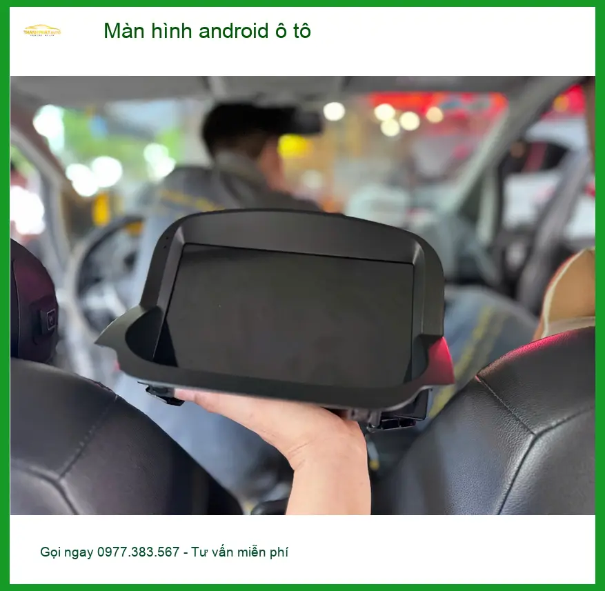 Anh Quang lắp màn hình android ô tô tại Hóc Môn cho Kia Sonet vì muốn nâng cấp giải trí ảnh thực tế 5