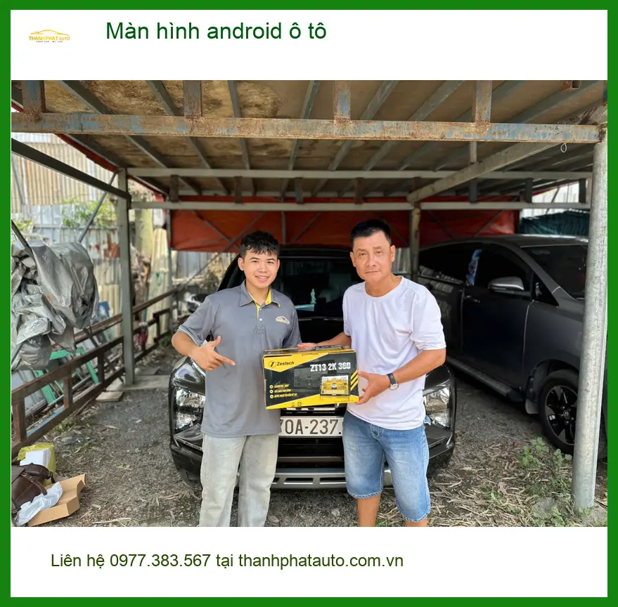 Anh Minh nâng cấp màn hình android ô tô cho Honda CRV tại Thủ Đức