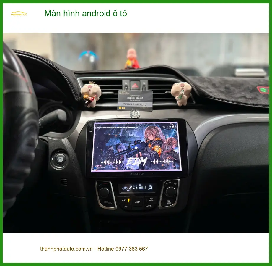 Chị Thảo Vy lắp màn hình Android ô tô cho Suzuki XL7 tại Quận 2 để tiện di chuyển hơn