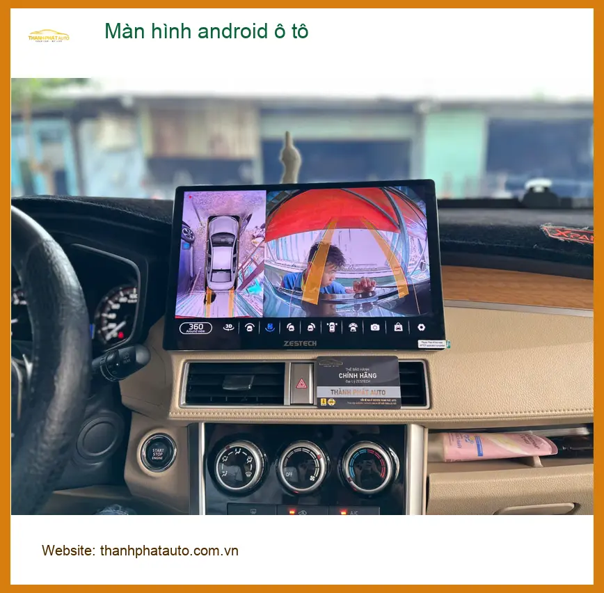 Anh Minh nâng cấp màn hình android ô tô cho Honda CRV tại Thủ Đức ảnh thực tế 2