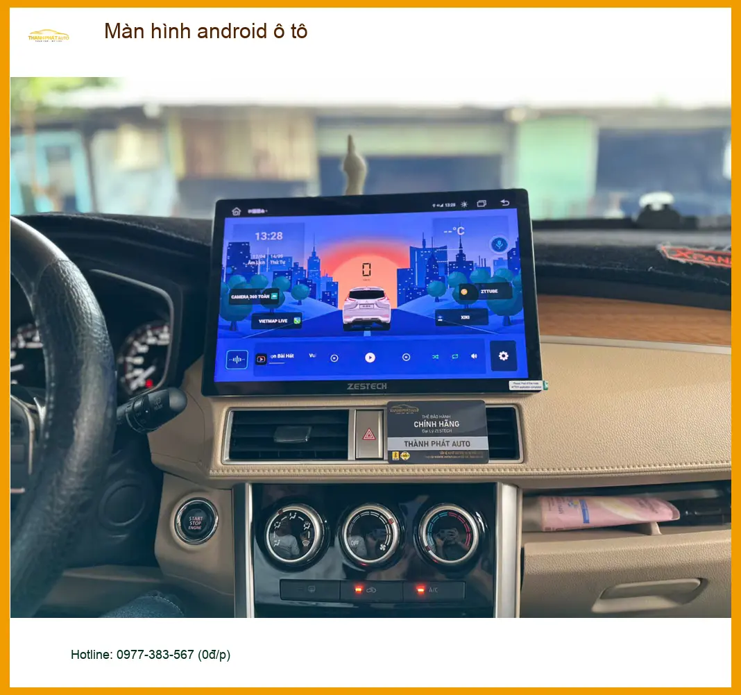 Anh Minh nâng cấp màn hình android ô tô cho Honda CRV tại Thủ Đức ảnh thực tế 3