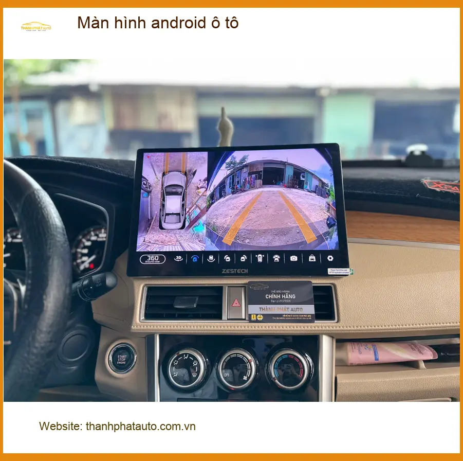 Anh Minh nâng cấp màn hình android ô tô cho Honda CRV tại Thủ Đức ảnh thực tế 4