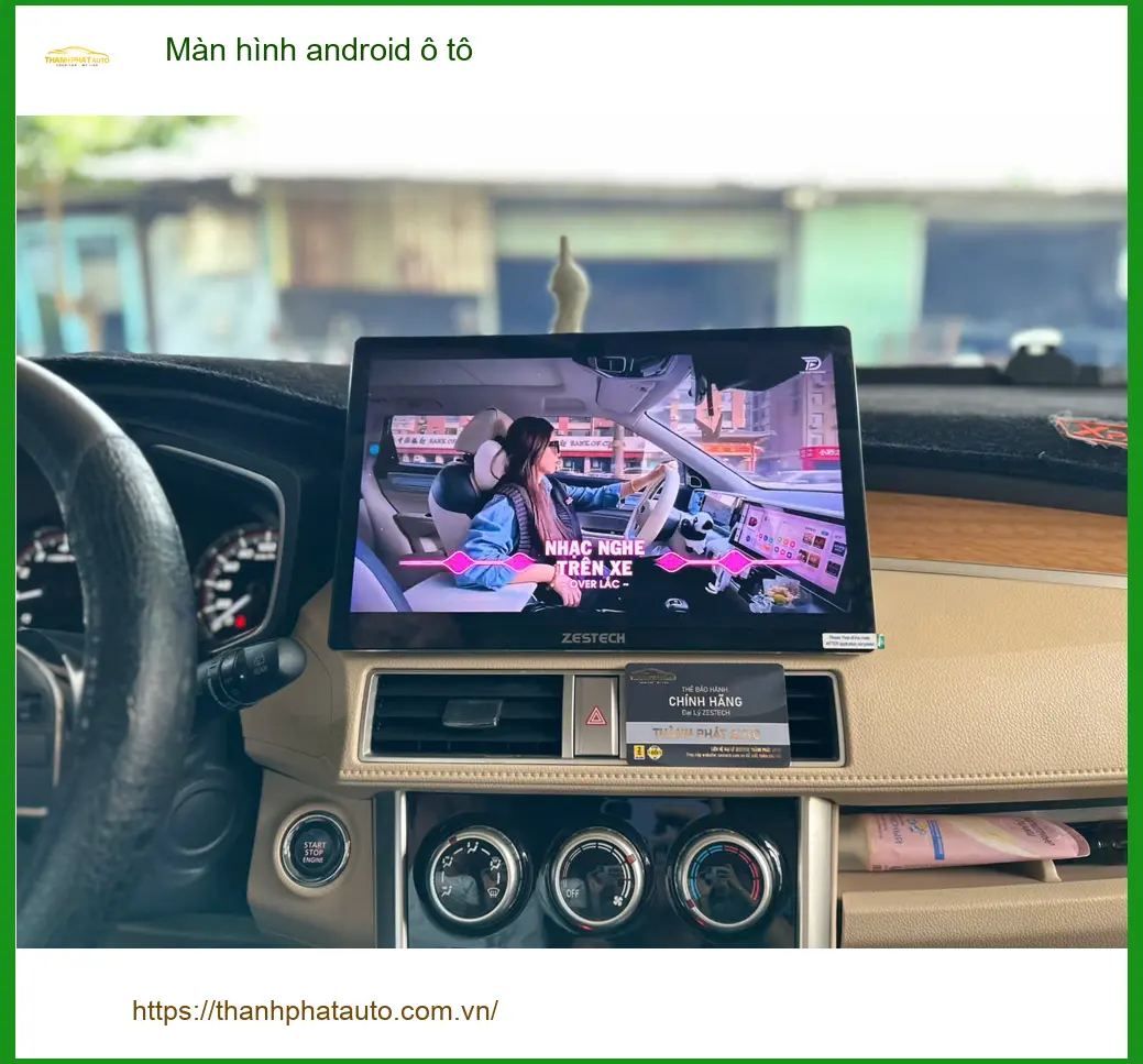 Anh Minh nâng cấp màn hình android ô tô cho Honda CRV tại Thủ Đức ảnh thực tế 5