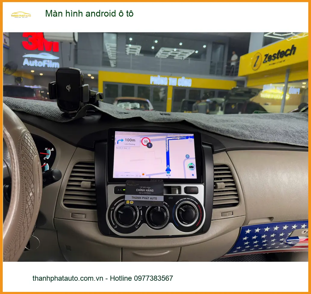 Chị Lan Anh lắp màn hình android ô tô Mazda CX-5 tại Quận 9 để dẫn đường và giải trí