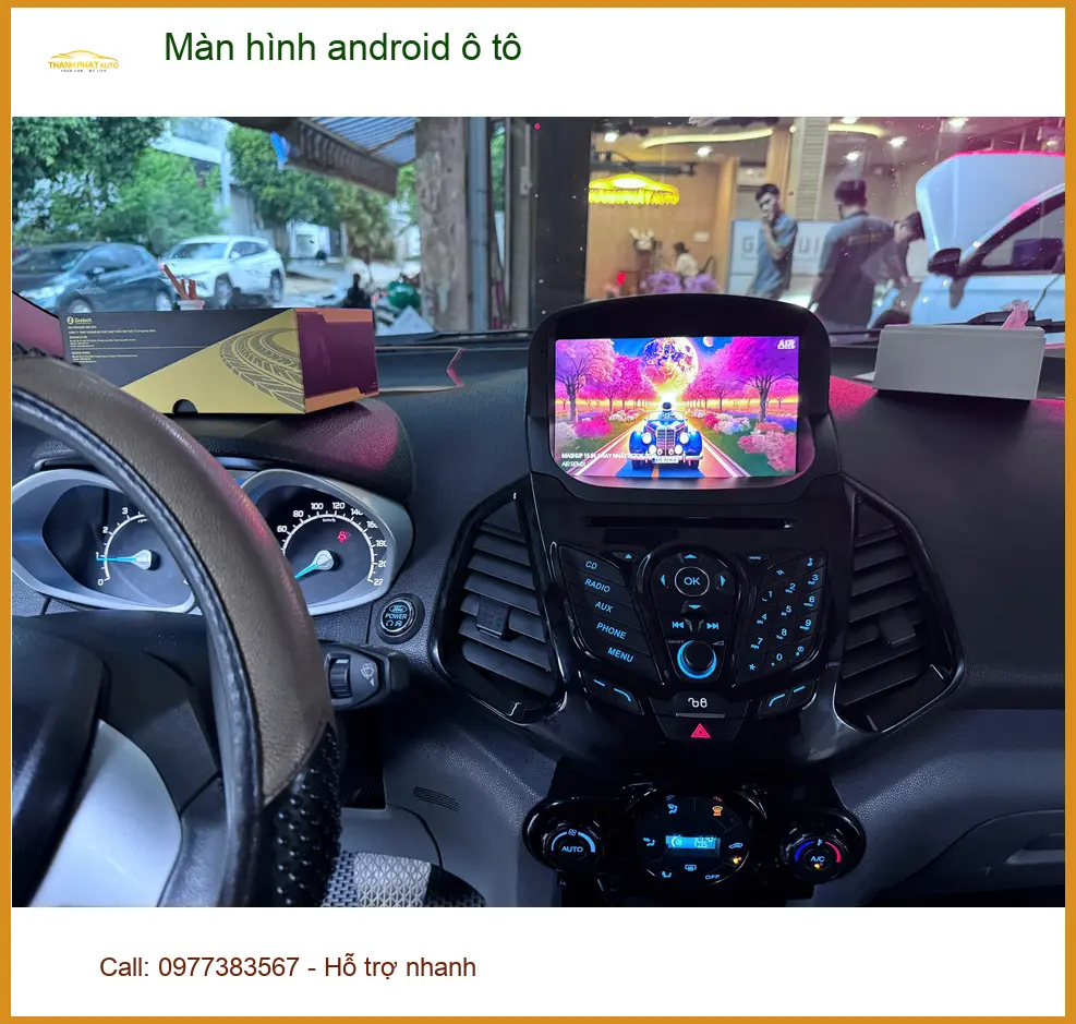 Anh Nhật lắp màn hình android ô tô cho Toyota Vios tại Quận 2 để trải nghiệm tiện ích đa phương tiện