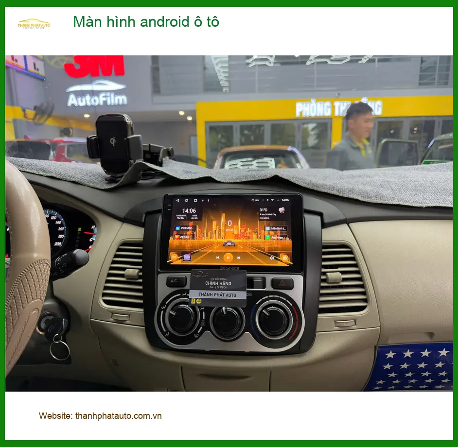 Chị Lan Anh lắp màn hình android ô tô Mazda CX-5 tại Quận 9 để dẫn đường và giải trí ảnh thực tế 2