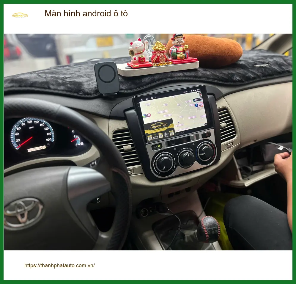 Anh Dũng lắp màn hình Android ô tô cho Hyundai Accent tại Quận 12 để nâng cấp tiện ích giải trí ảnh thực tế 3