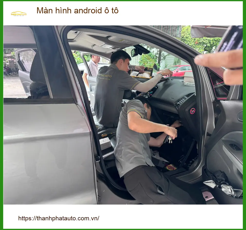 Anh Nhật lắp màn hình android ô tô cho Toyota Vios tại Quận 2 để trải nghiệm tiện ích đa phương tiện ảnh thực tế 3