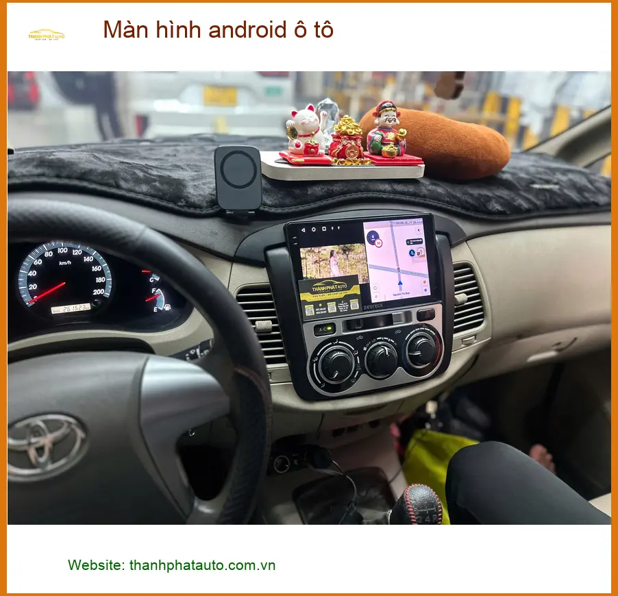 Anh Dũng lắp màn hình Android ô tô cho Hyundai Accent tại Quận 12 để nâng cấp tiện ích giải trí ảnh thực tế 4