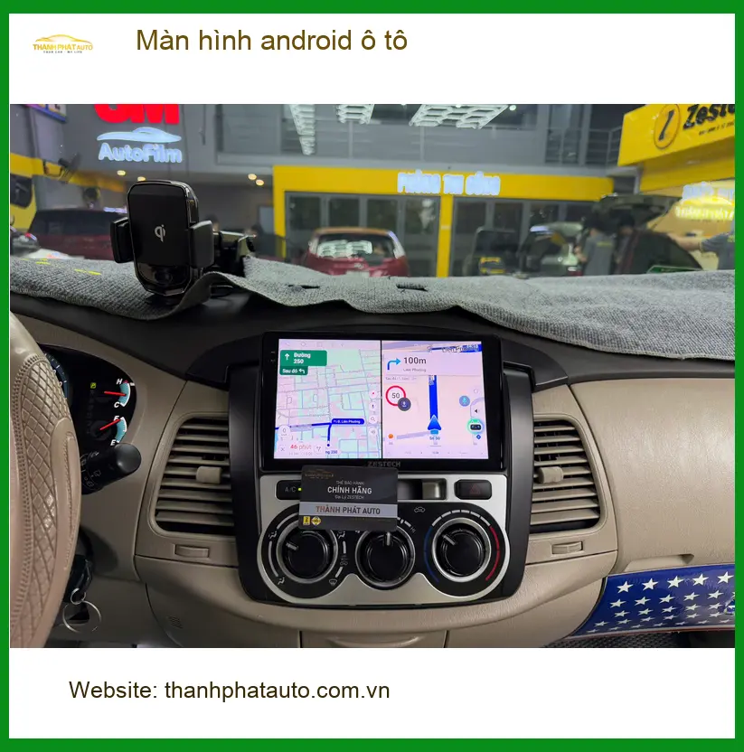 Chị Lan Anh lắp màn hình android ô tô Mazda CX-5 tại Quận 9 để dẫn đường và giải trí ảnh thực tế 5