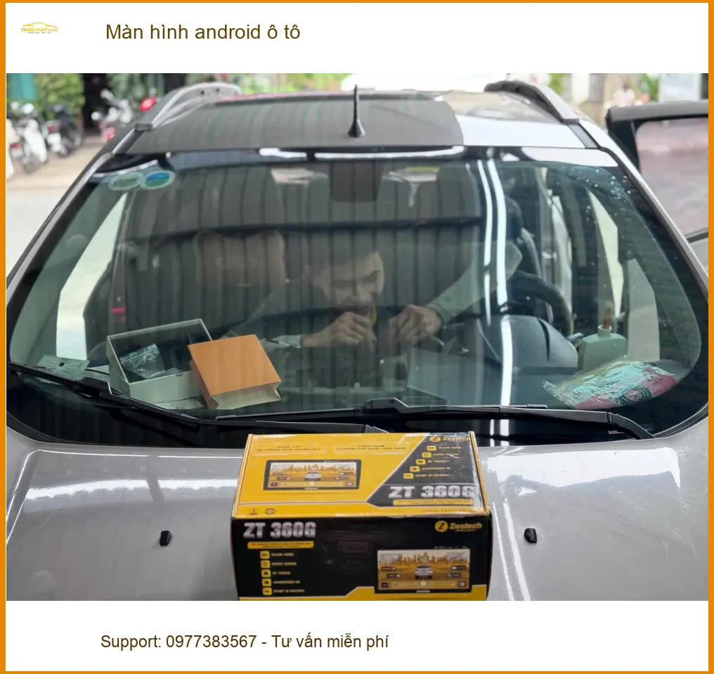 Anh Khải lắp màn hình Android ô tô cho Hyundai Creta tại Quận Thủ Đức để nâng cấp giải trí ảnh thực tế 4