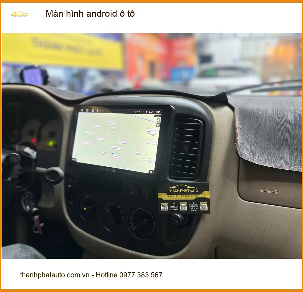 Anh Tùng lắp màn hình android ô tô thông minh cho Hyundai Accent tại Quận Gò Vấp