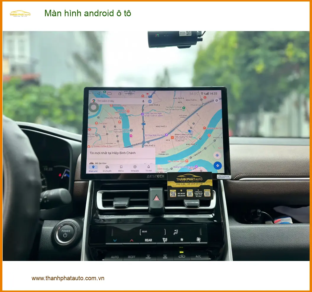 Anh Khang độ màn hình Android ô tô Hyundai Accent tại Quận 2 thay màn zin