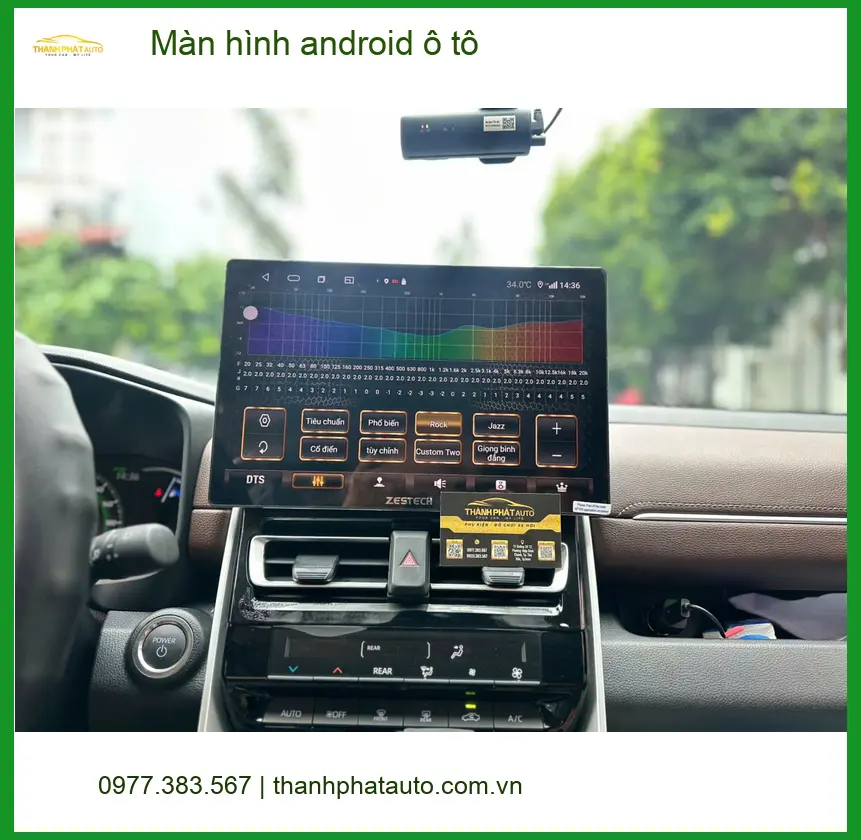 Anh Khang độ màn hình Android ô tô Hyundai Accent tại Quận 2 thay màn zin ảnh thực tế 2