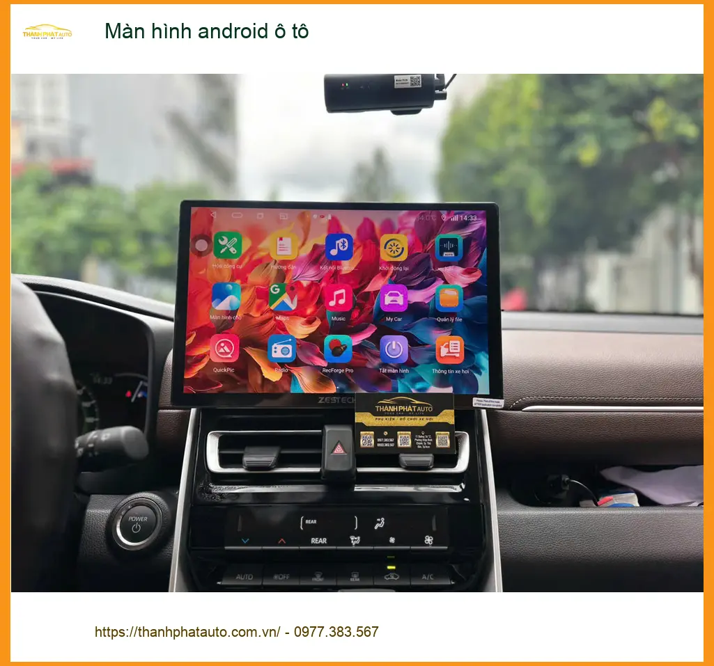 Anh Khang độ màn hình Android ô tô Hyundai Accent tại Quận 2 thay màn zin ảnh thực tế 4