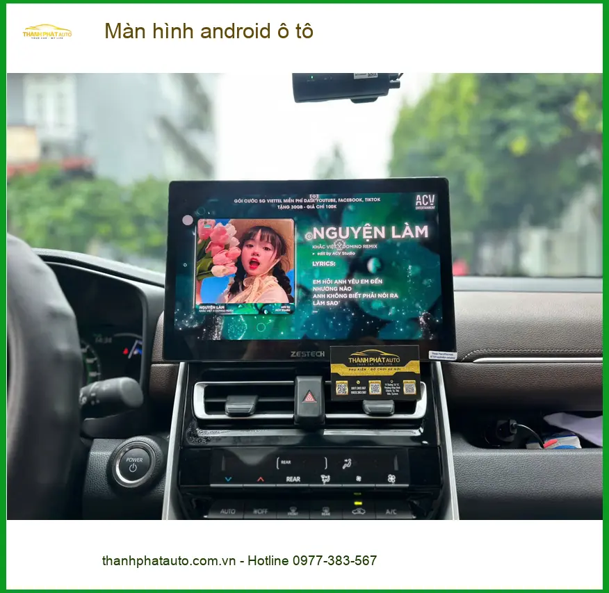 Anh Khang độ màn hình Android ô tô Hyundai Accent tại Quận 2 thay màn zin ảnh thực tế 5