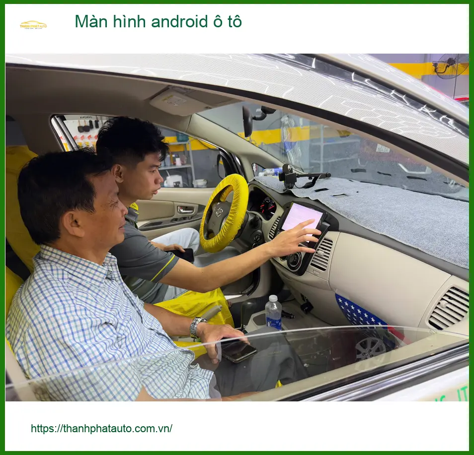 Anh Kiên lắp màn hình android ô tô cho Honda HR-V tại Hóc Môn vì màn zin cũ đã hỏng ảnh thực tế 5