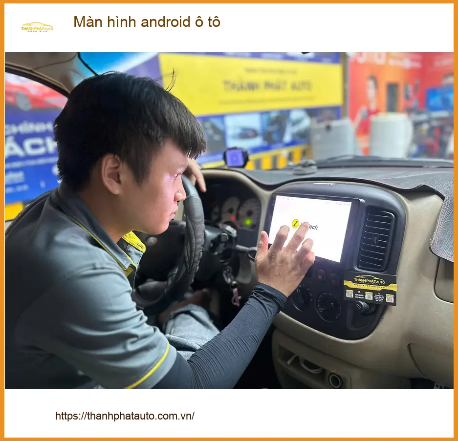 Anh Khang lắp Màn hình android ô tô cho Hyundai Accent tại Quận 12 để nâng tầm trải nghiệm lái xe