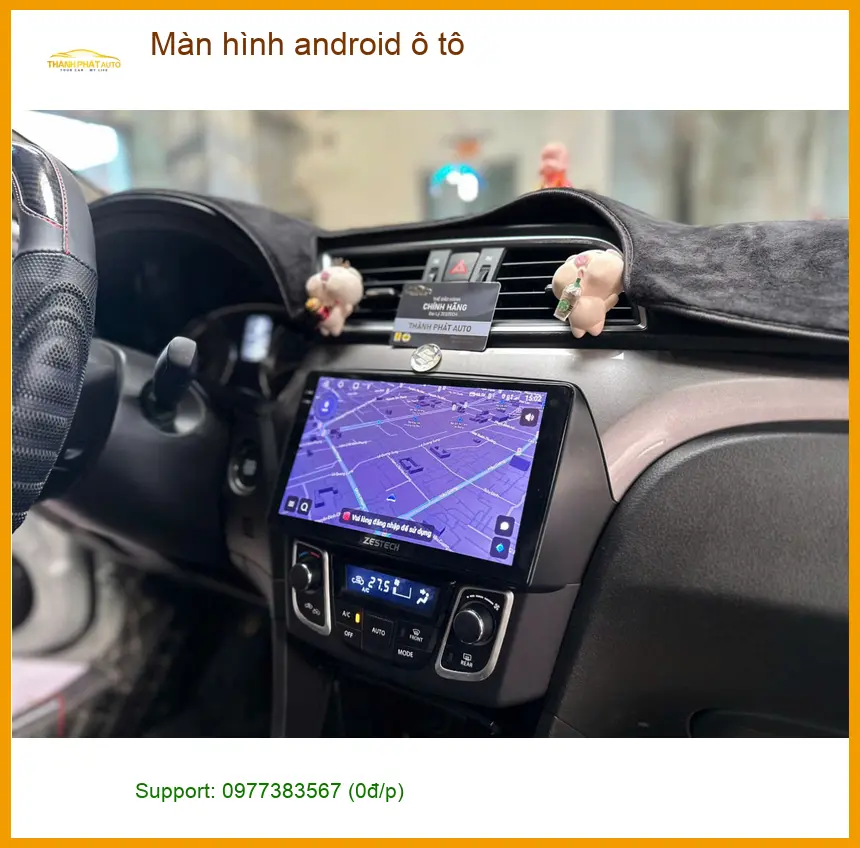 Anh Minh nâng cấp màn hình Android ô tô cho Hyundai Accent tại Hóc Môn ảnh thực tế 5