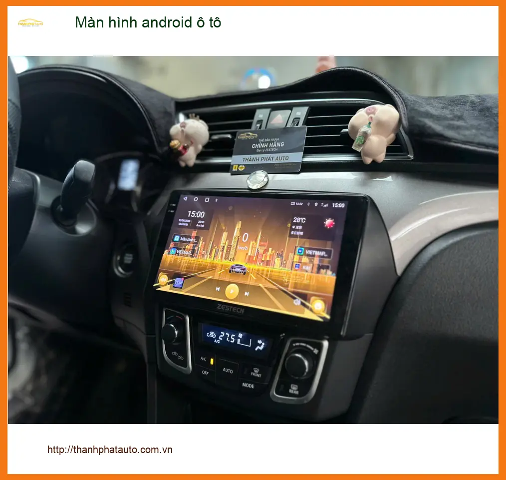 Địa chỉ lắp Màn hình Android ô tô Honda CR-V tại Quận 9 uy tín cho Anh Khải ảnh thực tế 2