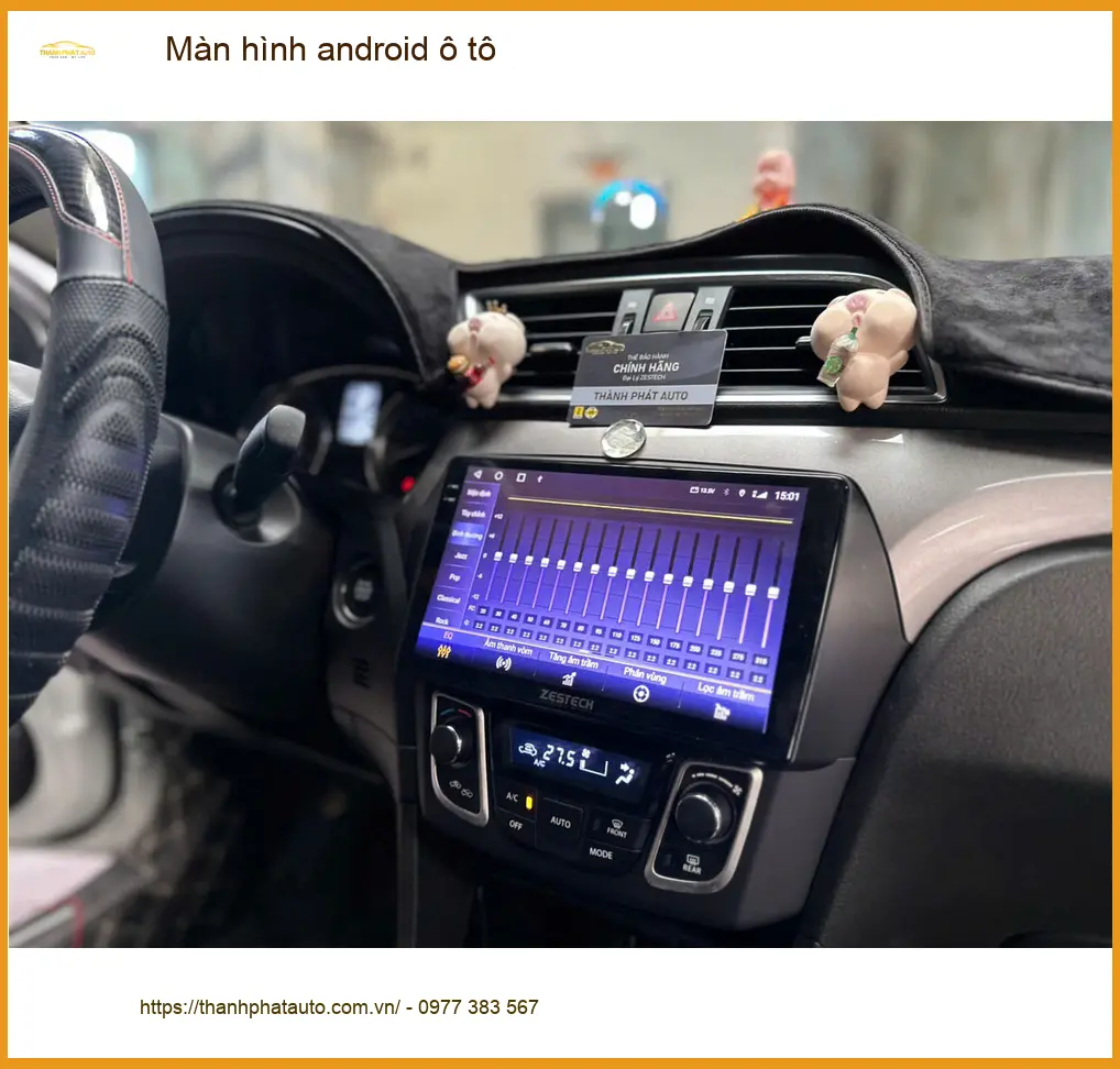 Địa chỉ lắp Màn hình Android ô tô Honda CR-V tại Quận 9 uy tín cho Anh Khải ảnh thực tế 5