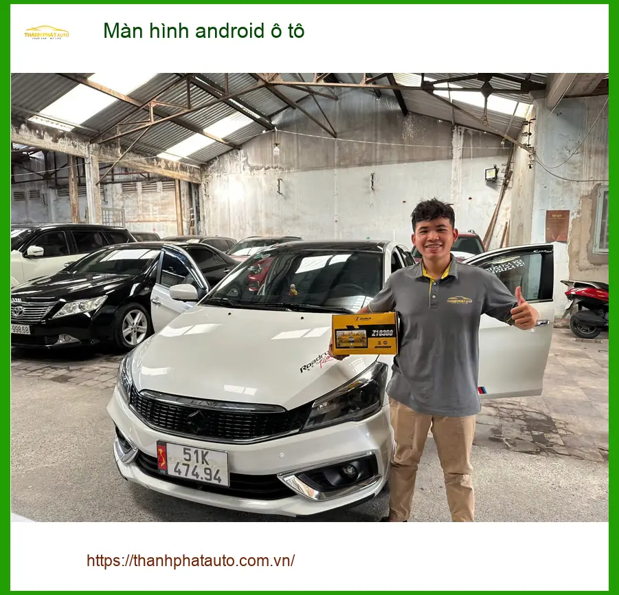 Anh Minh nâng cấp màn hình android ô tô Kia Carnival ở Quận 8