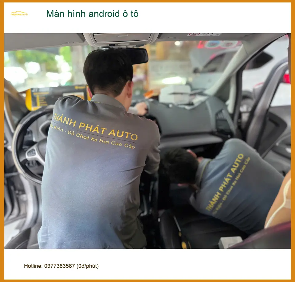 Chị Thảo lắp màn hình android ô tô cho Kia Carnival tại Cần Giờ tiện giải trí ảnh thực tế 3