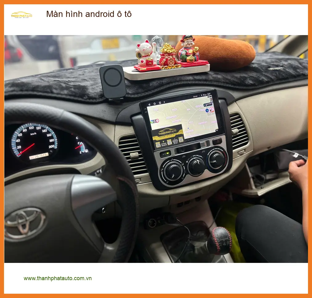 Chị Thảo lắp màn hình Android ô tô Mazda CX-5 tại Bình Thạnh nâng tầm nội thất. ảnh thực tế 3