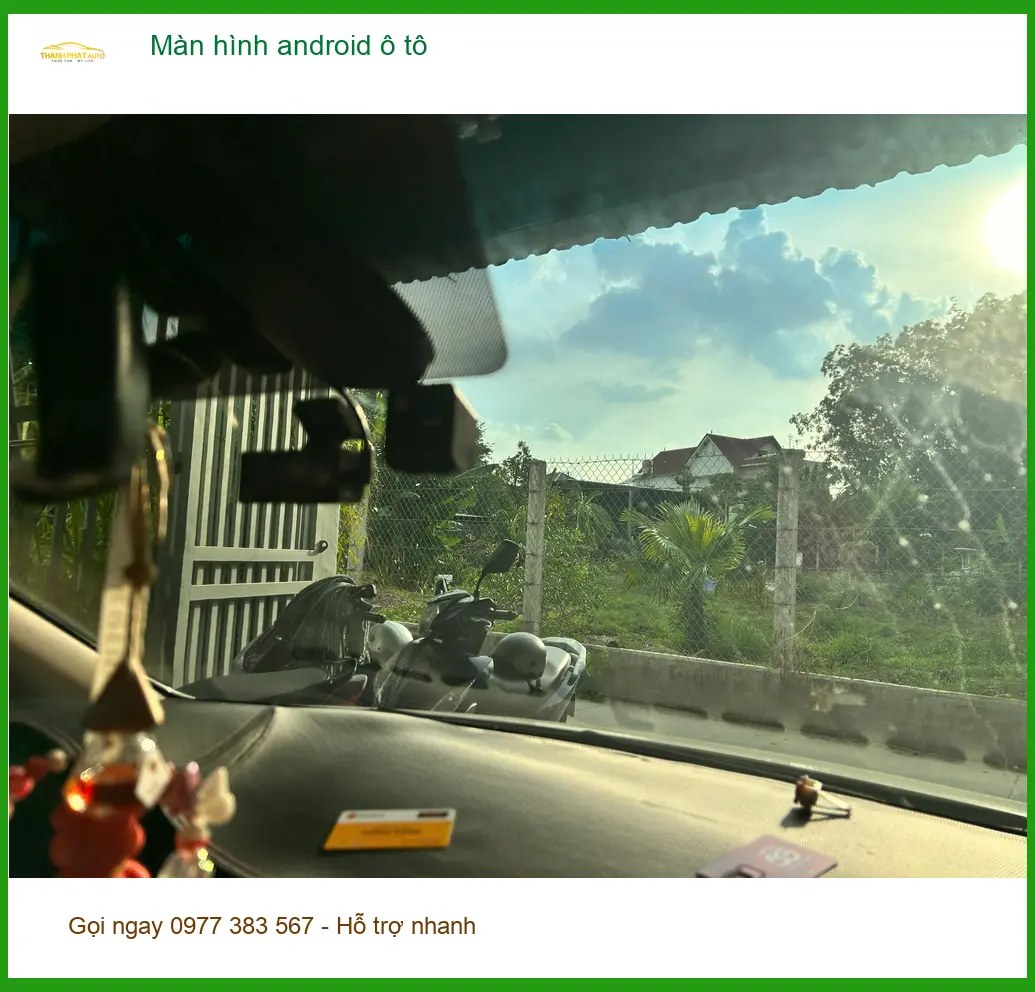 Anh Huy lắp màn hình Android ô tô Hyundai Santa Fe tại Quận 1