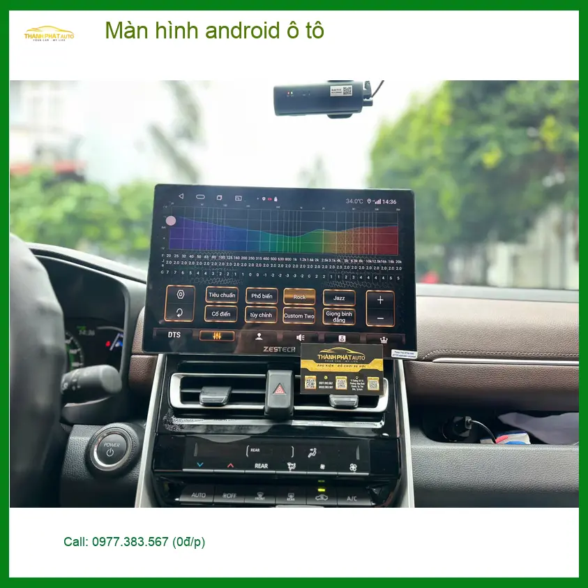 Chị Thảo lắp màn hình Android ô tô cho Kia Carnival tại Nhà Bè. ảnh thực tế 3