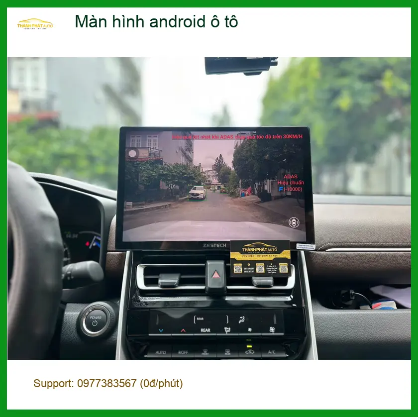 Chị Thảo lắp màn hình Android ô tô cho Kia Carnival tại Nhà Bè. ảnh thực tế 4