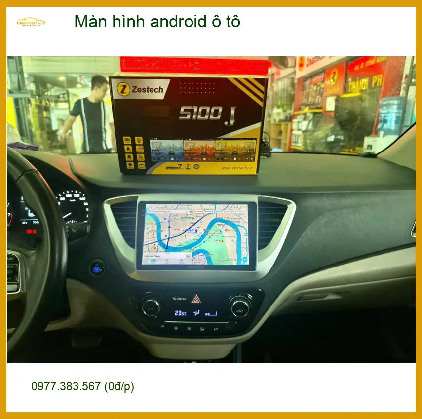 Chú Hưng lắp màn hình android ô tô chính hãng cho Mazda 3 tại Quận 10 ảnh thực tế 2